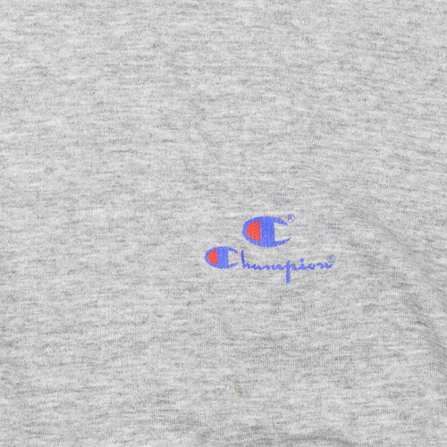 Champion Men's Grey XL Pullover Sweatshirt Logo Vintage
