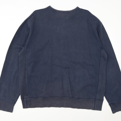 GAP Men’s Blue Pullover Sweatshirt XL Crew Neck Fleece