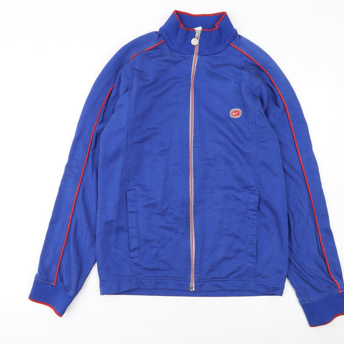 Nike Men's Blue Track Jacket Small Full Zip Lightweight Sportswear