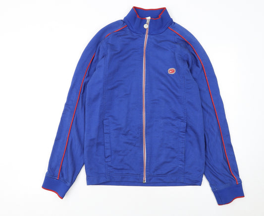 Nike Men's Blue Track Jacket Small Full Zip Lightweight Sportswear