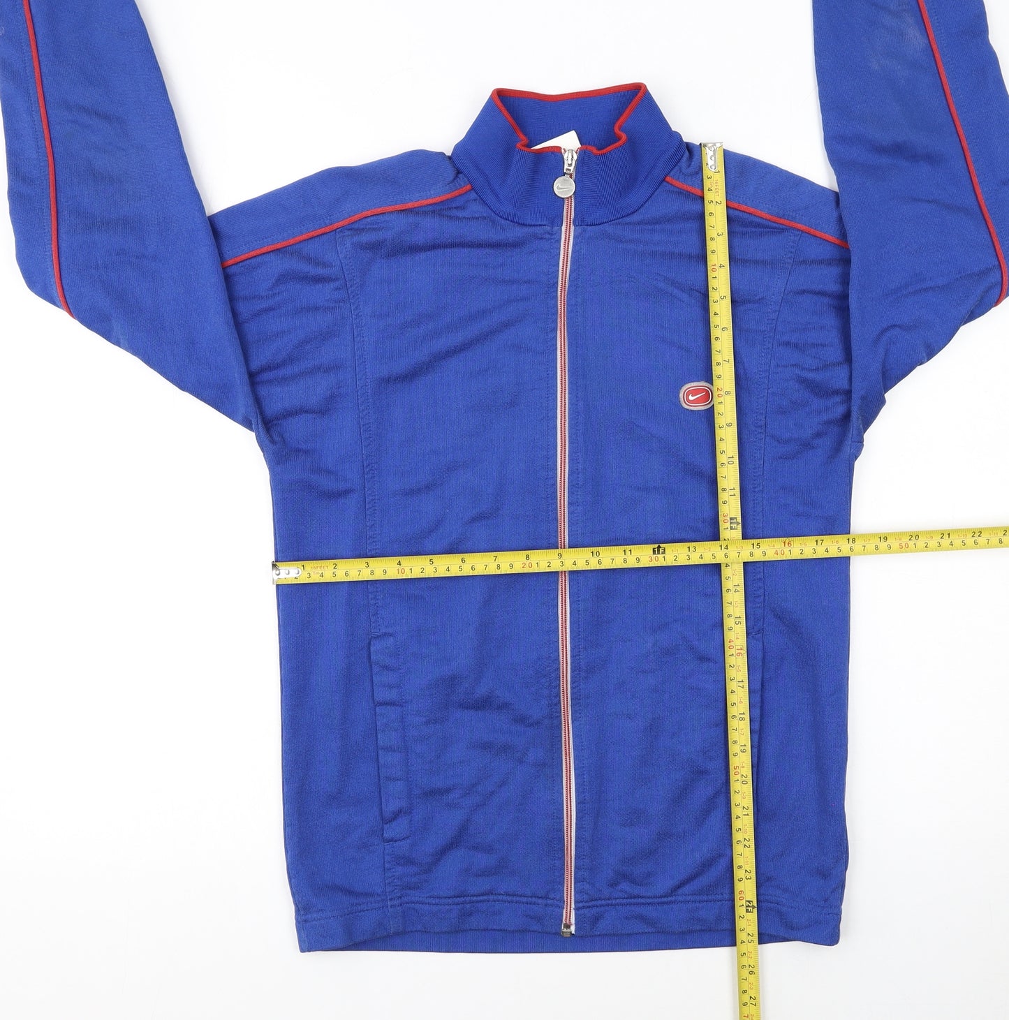 Nike Men's Blue Track Jacket Small Full Zip Lightweight Sportswear