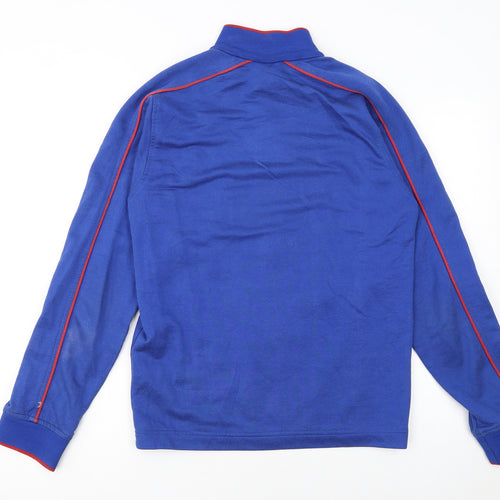 Nike Men's Blue Track Jacket Small Full Zip Lightweight Sportswear