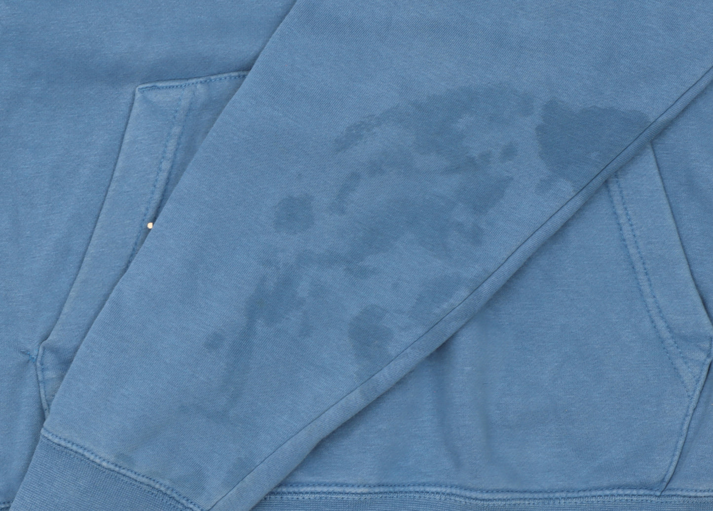 Nike Men's Blue Pullover Hoodie Size S Regular Fit Logo Design