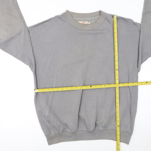 Lee Cooper Men's Grey Crew Neck Pullover Sweatshirt Size L