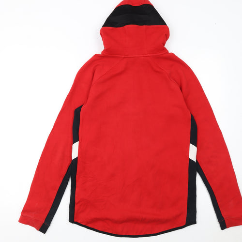 Nike Boys Red NBA Houston Rockets Full Zip Hoodie L 14/16 Dri-FIT