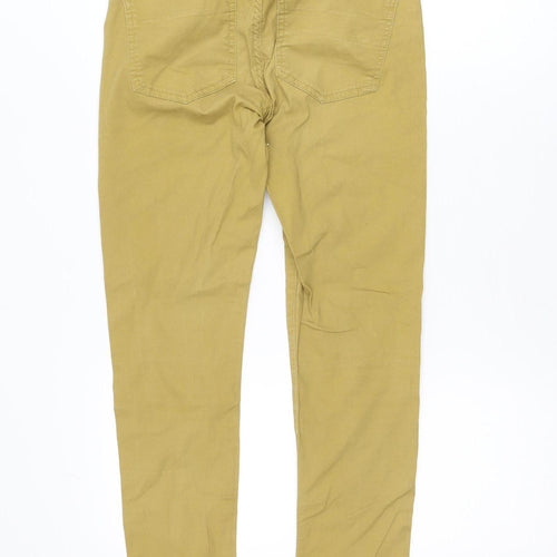 Noisy May Women's Yellow Skinny Jeans XS Slim Fit Stretch Denim