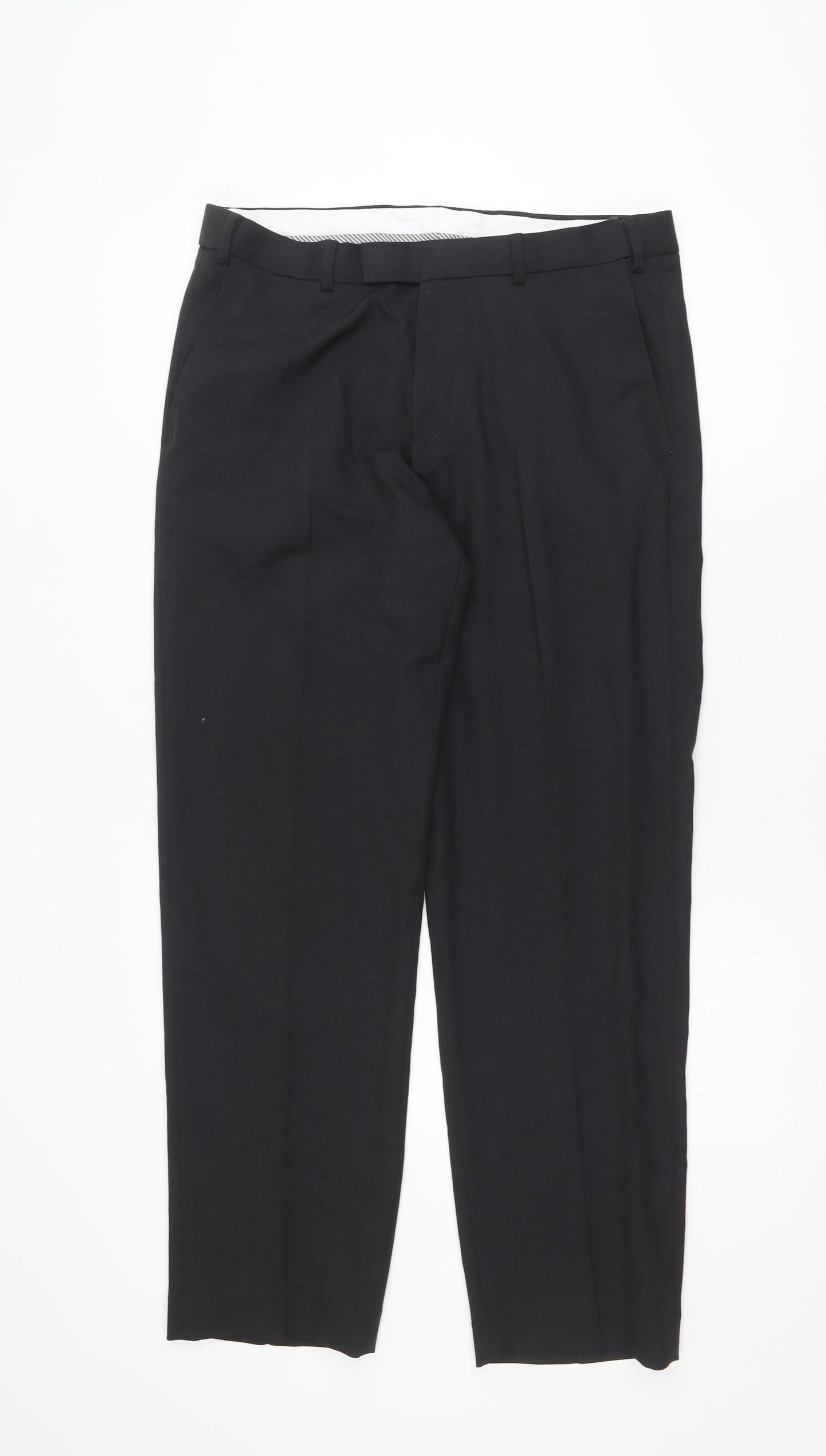 Dunnes Stores Men's Black 34W 31L Dress Pants Trousers