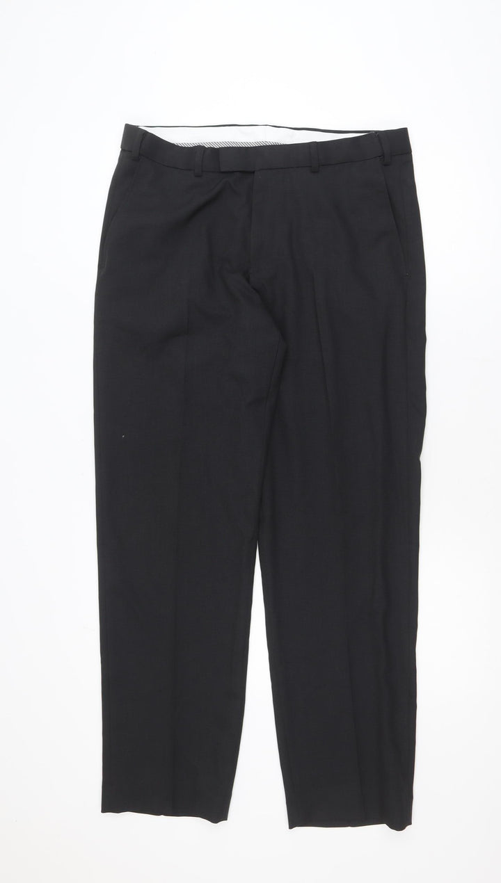 Dunnes Stores Men's Black 34W 31L Dress Pants Trousers