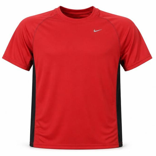 Nike Boys Red Dri-FIT Short Sleeve Athletic T-Shirt Size L