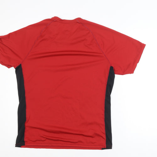 Nike Boys Red Dri-FIT Short Sleeve Athletic T-Shirt Size L