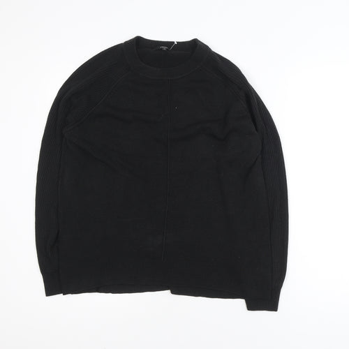 Next Men’s Black Acrylic Crew Neck Knit Jumper Size M