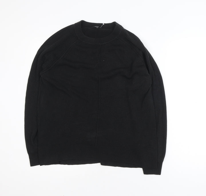 Next Men’s Black Acrylic Crew Neck Knit Jumper Size M