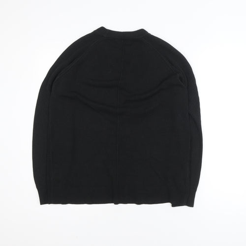 Next Men’s Black Acrylic Crew Neck Knit Jumper Size M