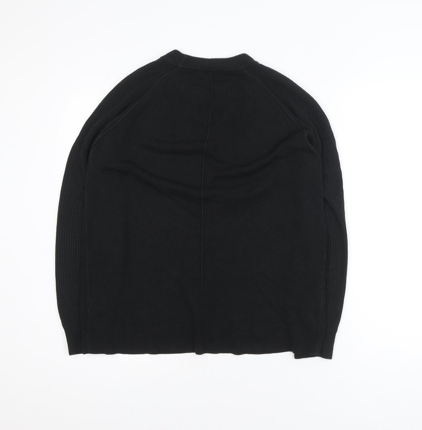 Next Men’s Black Acrylic Crew Neck Knit Jumper Size M