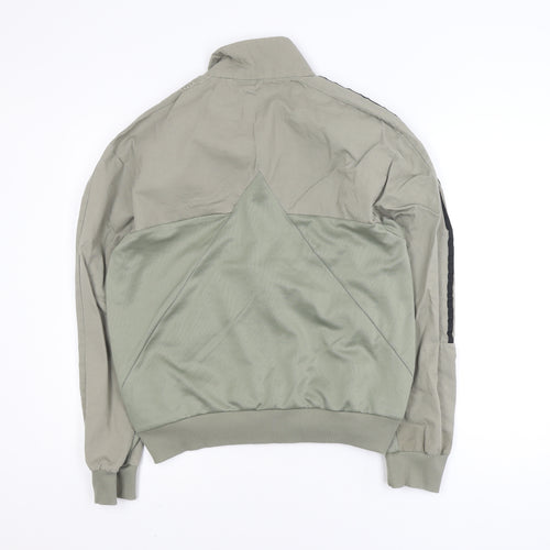 adidas Men's Green Full Zip Sports Jacket Size S Casual Gymwear
