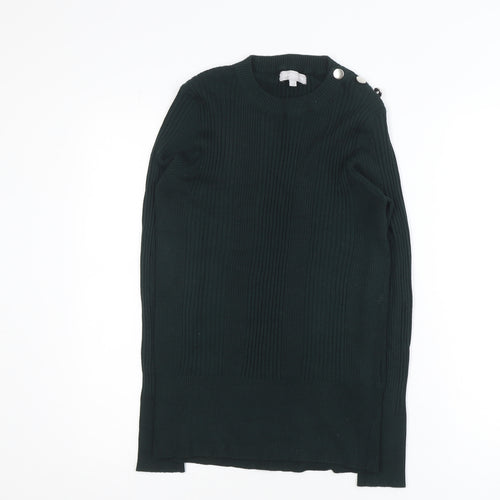 Red Herring Women's Green Size 16 Crew Neck Long Sleeve Jumper