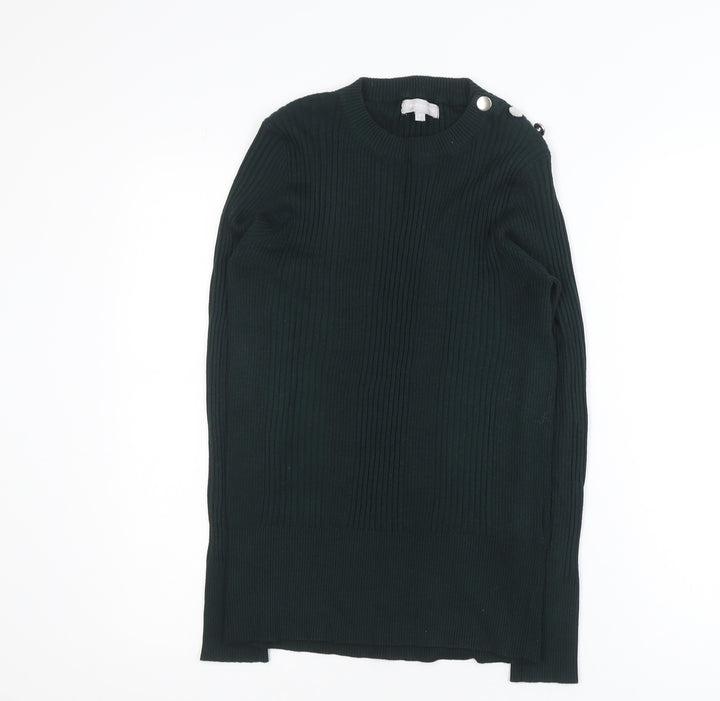 Red Herring Women's Green Size 16 Crew Neck Long Sleeve Jumper