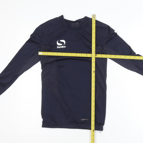 Sondico Men’s Blue Compression Long Sleeve Sports Top XS