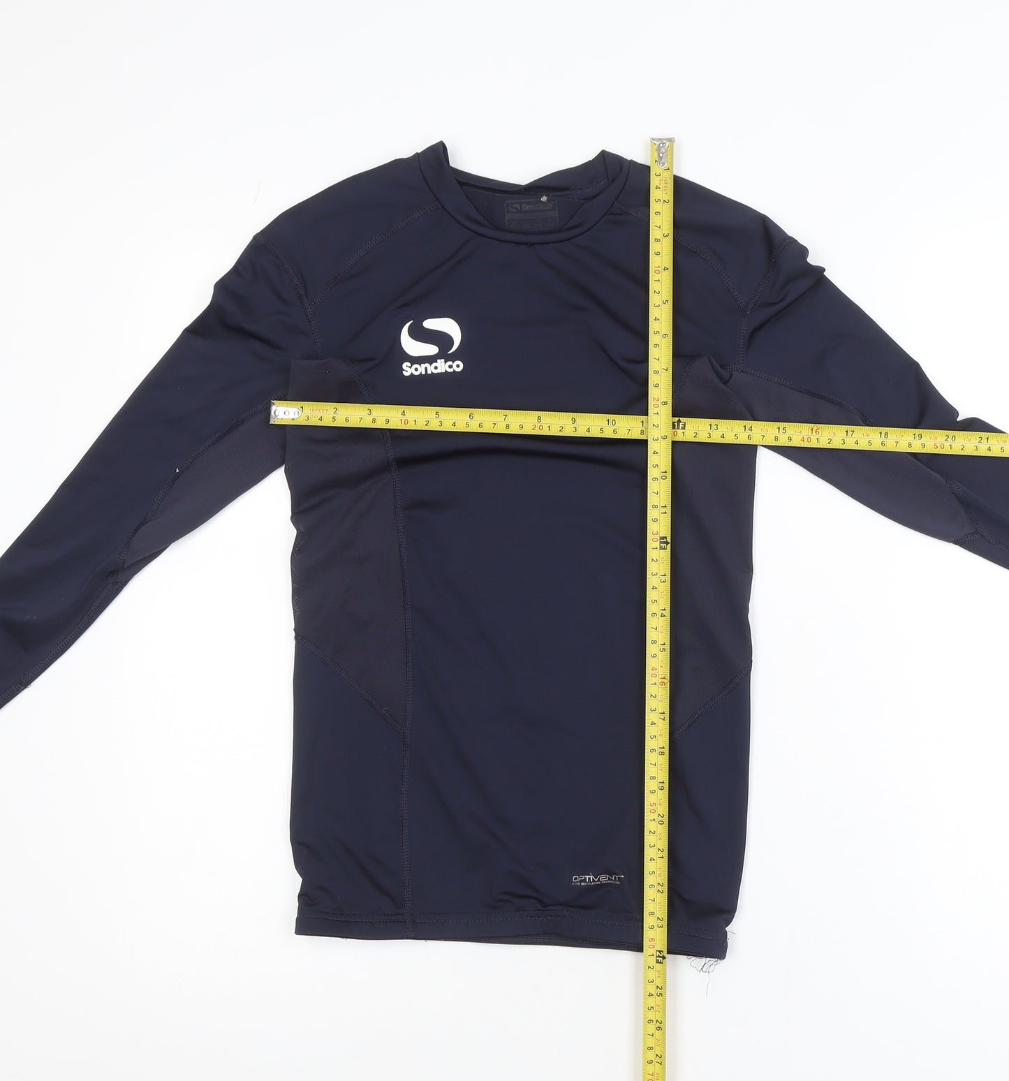 Sondico Men’s Blue Compression Long Sleeve Sports Top XS