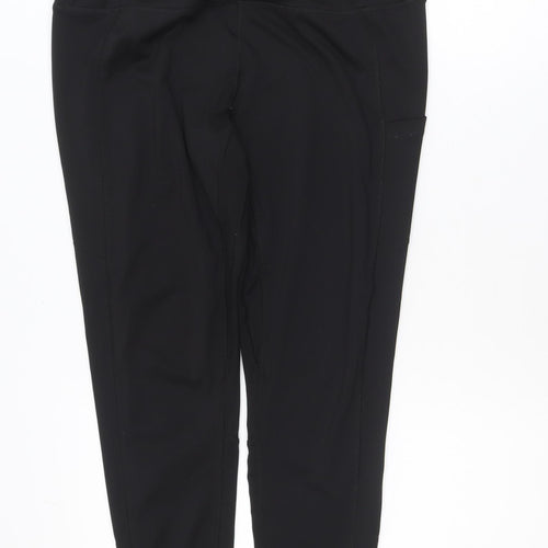 Primark Women’s Black Ankle Workout Leggings Size 12 Stretch Fit