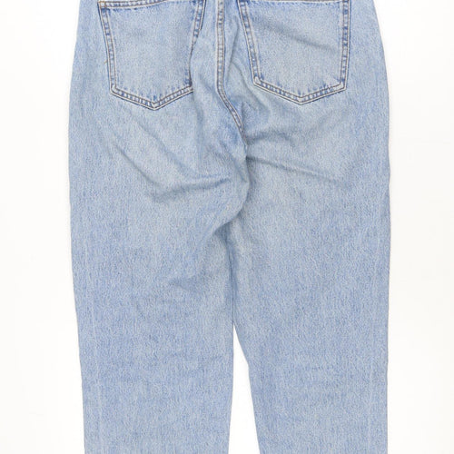 Pull&Bear Women's Blue High Rise Straight Jeans Size 10