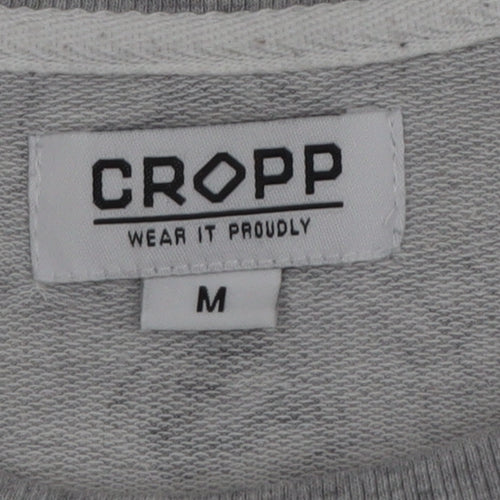 Cropp Mens Grey Cartoon Graphic Pullover Sweatshirt M