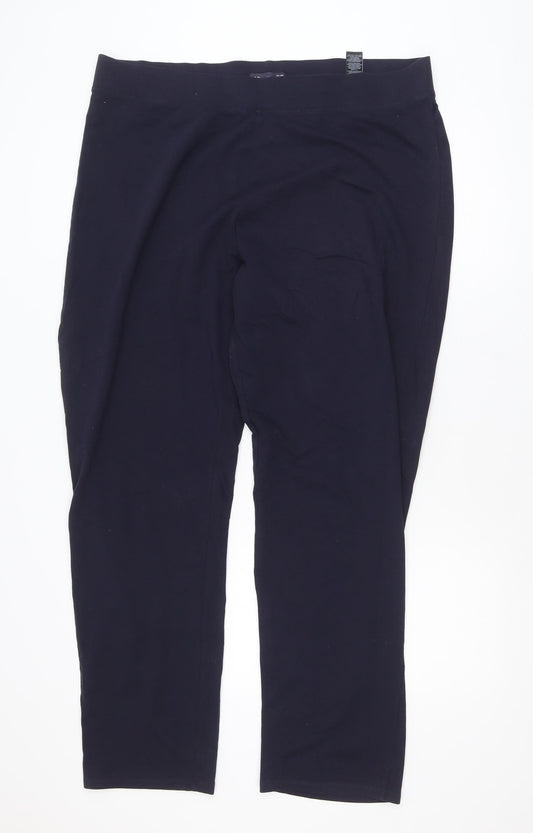 Marks and Spencer Women’s Black Cotton Stretch Ankle Leggings Size 20
