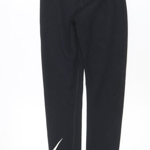 Nike Women's Black XS Ankle Leggings Cotton Blend Stretch Sportswear