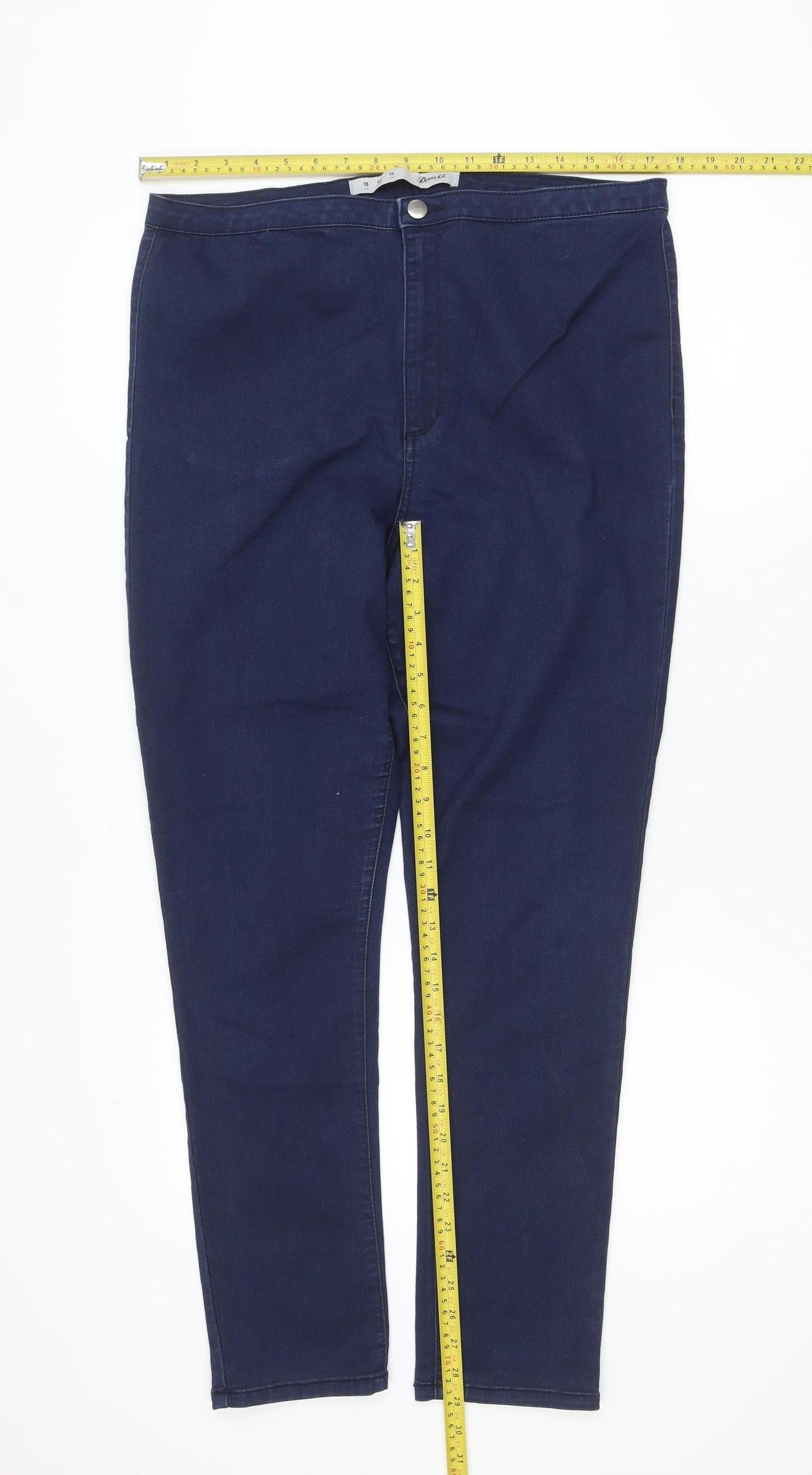Denim Co. Women’s Blue Size 18 Skinny Stretch Jeans