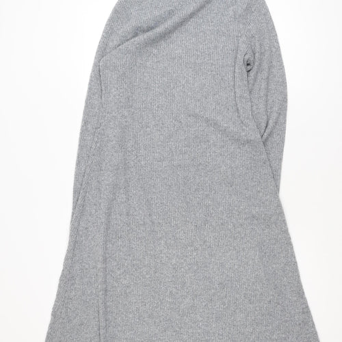 Dunnes Stores Women’s Grey Knit Roll Neck Sweater Dress Size 8
