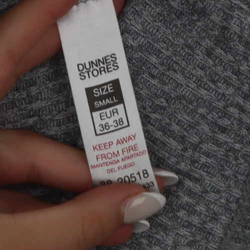 Dunnes Stores Women’s Grey Knit Roll Neck Sweater Dress Size 8