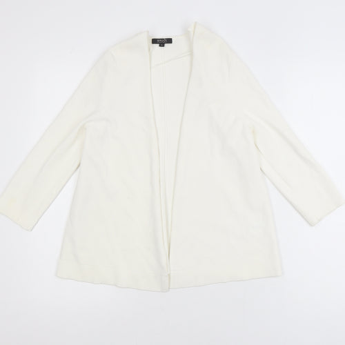 Bruce by Bruce Oldfield Women's Ivory Knit Open Cardigan Size S