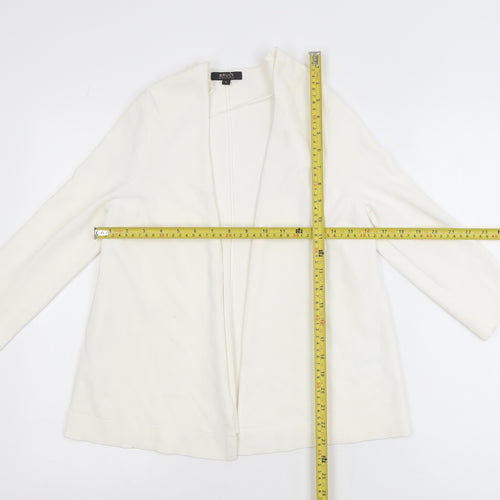 Bruce by Bruce Oldfield Women's Ivory Knit Open Cardigan Size S