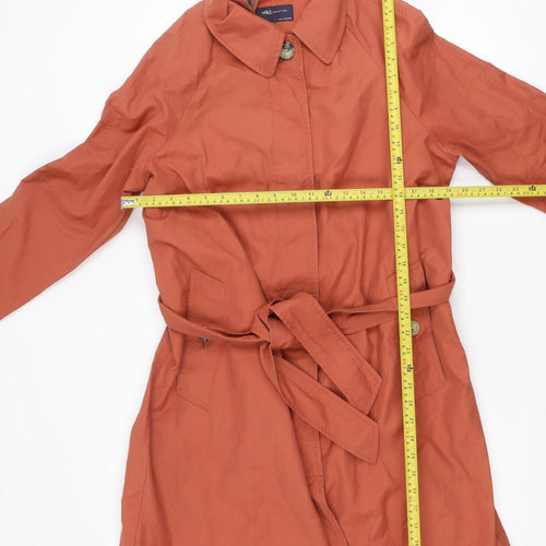 Marks and Spencer Women’s Terracotta Trench Coat Size 14