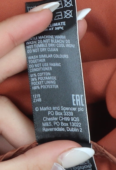 Marks and Spencer Women’s Terracotta Trench Coat Size 14