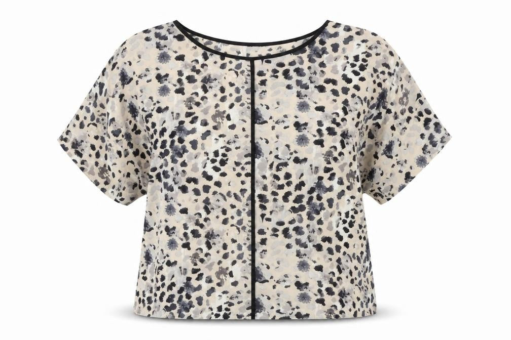 Marks and Spencer Women’s Beige Animal Print Blouse Size 14