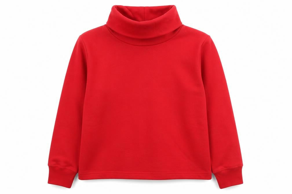Front view of Zara Women Red Roll Neck jumper, size 12