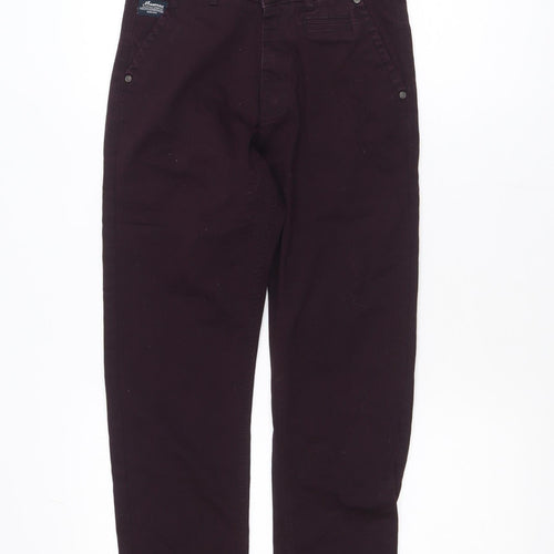 Mineral Men's Brown Slim Straight Jeans Size 28