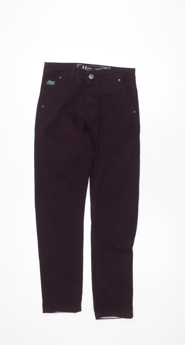 Mineral Men's Brown Slim Straight Jeans Size 28