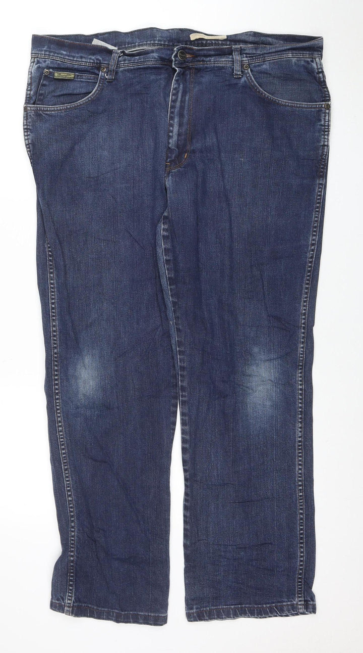 Wrangler Men's Blue Texas Stretch Jeans W40 L34 Classic Fit Denim