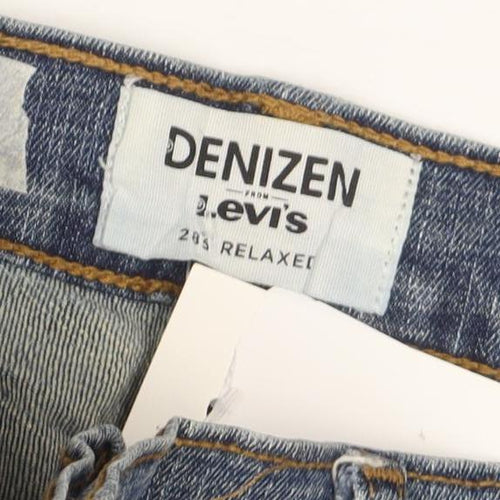 Denizen from Levi’s Men Blue 34x30 Relaxed Straight Denim Jeans