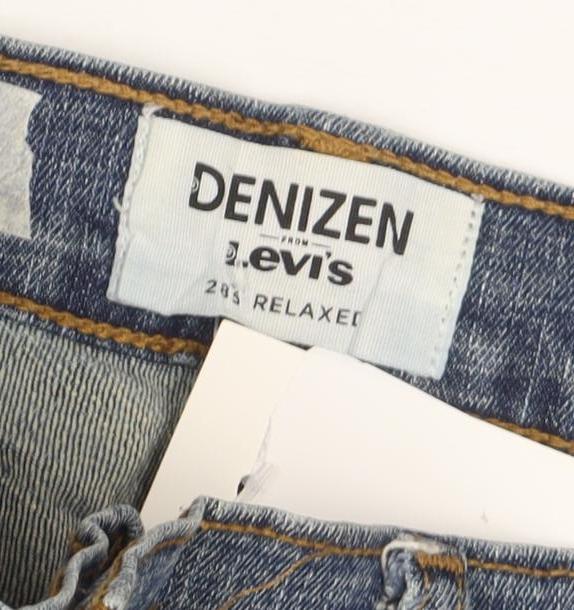 Denizen from Levi’s Men Blue 34x30 Relaxed Straight Denim Jeans