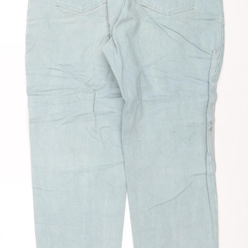 Wrangler Women’s Blue 14 Straight Leg Denim Jeans 32L 100% Cotton