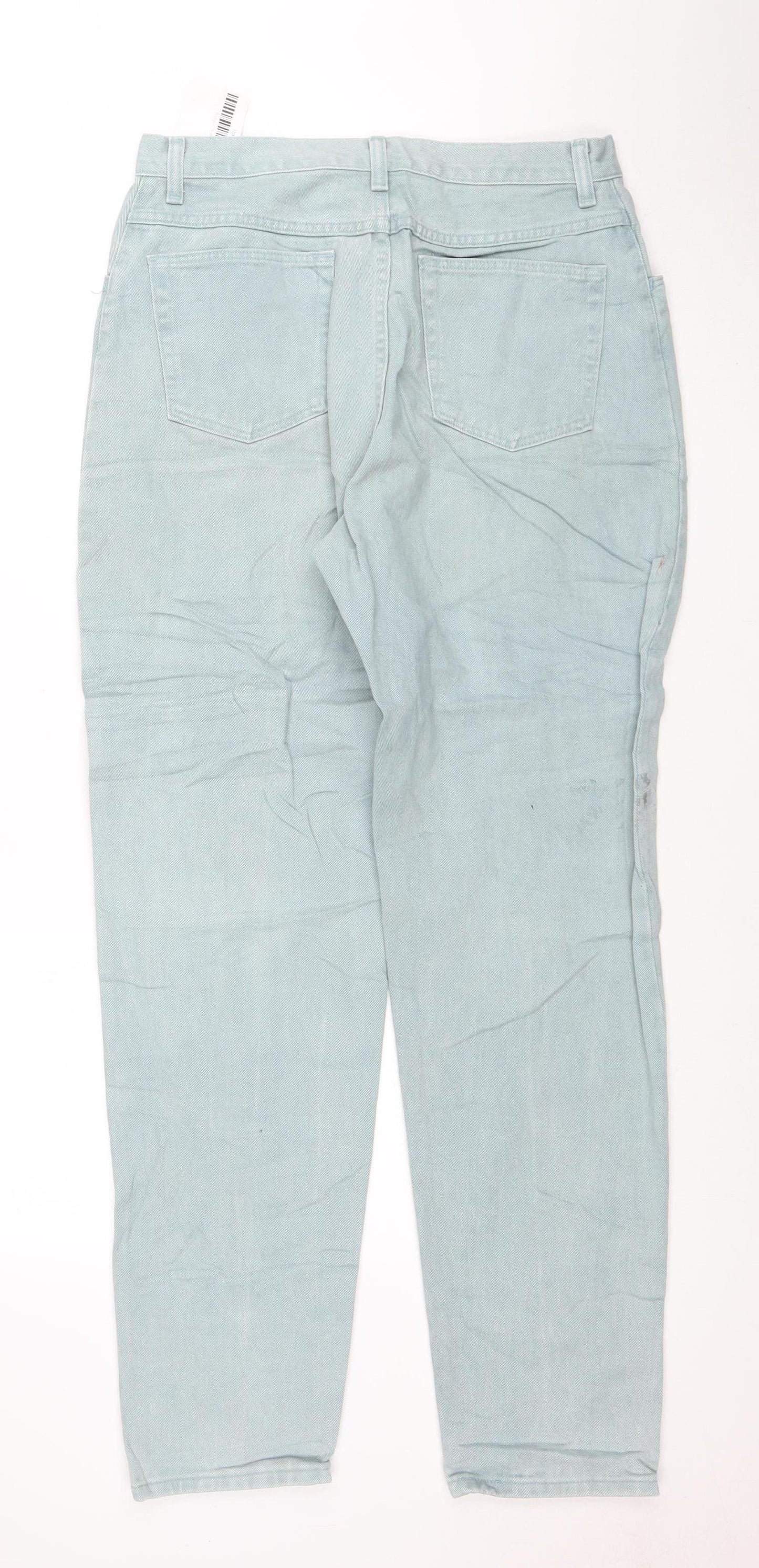 Wrangler Women’s Blue 14 Straight Leg Denim Jeans 32L 100% Cotton