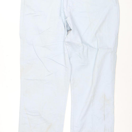 Lee Women's Blue Relaxed Straight Leg Jeans Size 12