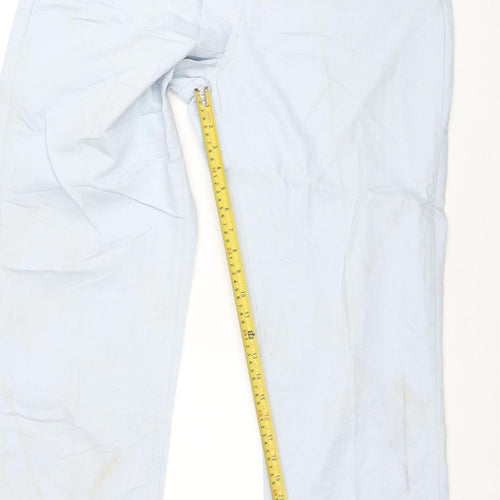 Lee Women's Blue Relaxed Straight Leg Jeans Size 12