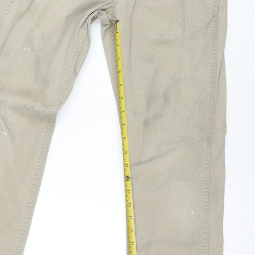 Levi’s 511 Men’s Beige Slim Fit Jeans W28 L30 Cotton Denim