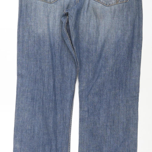 Wrangler Retro Men's Blue Slim Straight Denim Jeans W34 L32