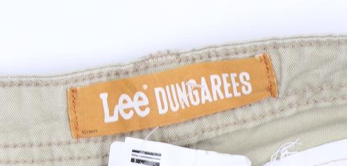 Lee Dungarees Men's Beige 34 Cargo Shorts Cotton Regular Fit