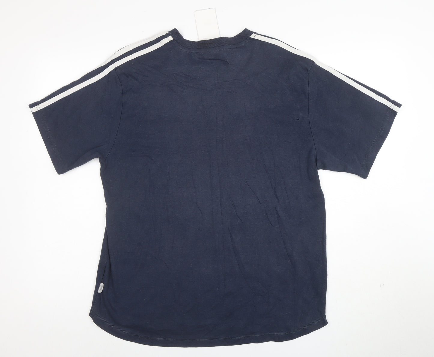 Lonsdale Men’s Blue Crew Neck Short Sleeve Cotton T-Shirt M